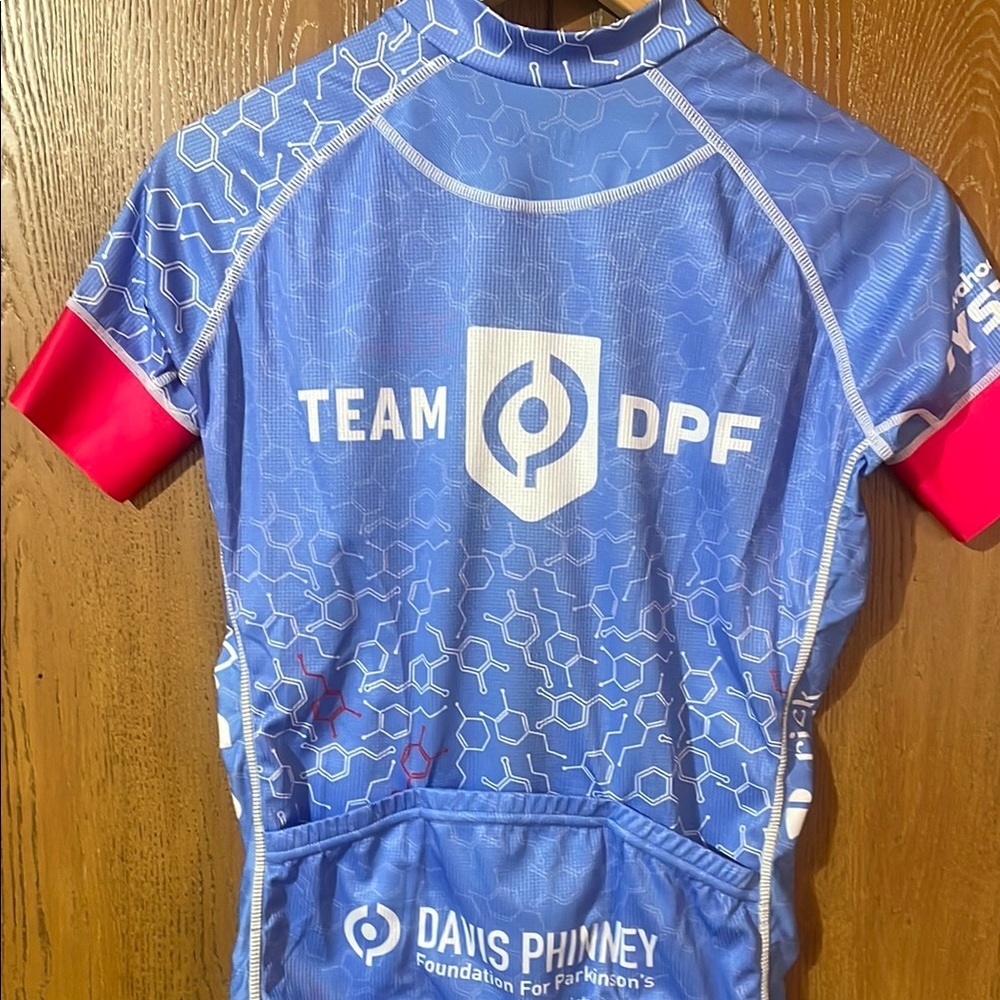 Team DPF Women's Blue Cycling Jersey - Picture 4 of 5